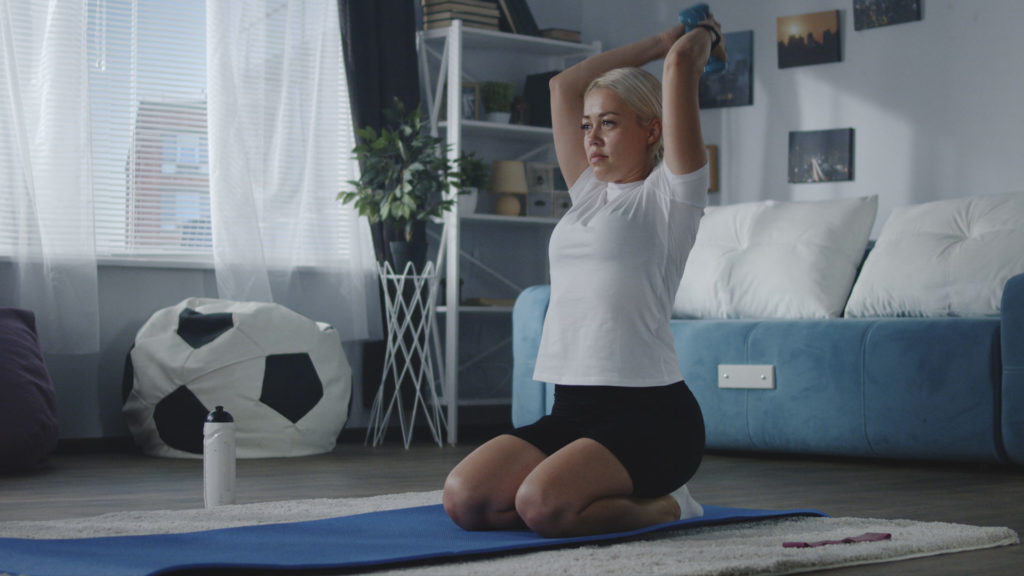 Seated triceps extension